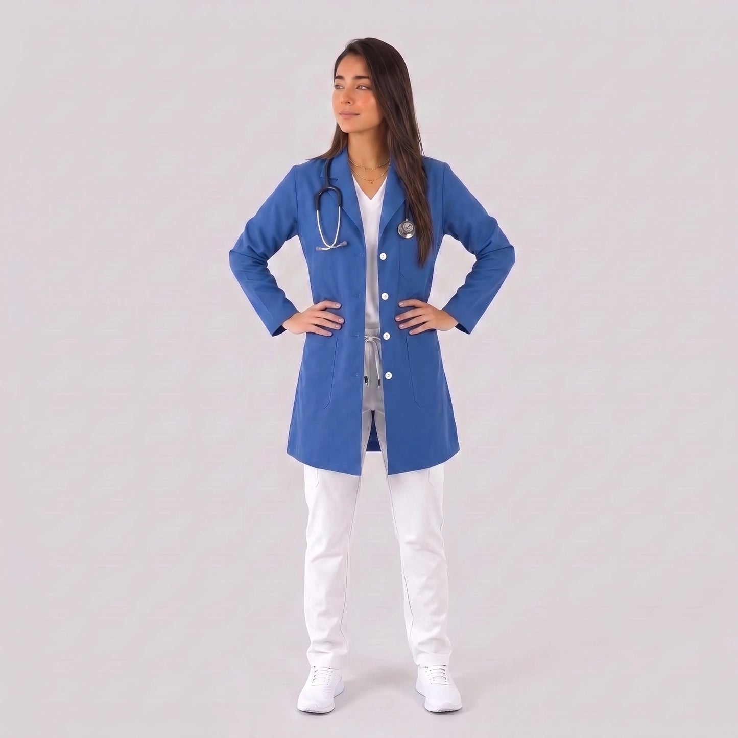 Bata Corta Essential Mujer | 3 Pockets