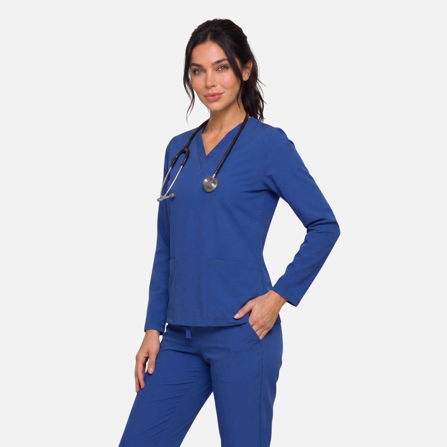 Top Manga Larga Mujer | 2 Pockets