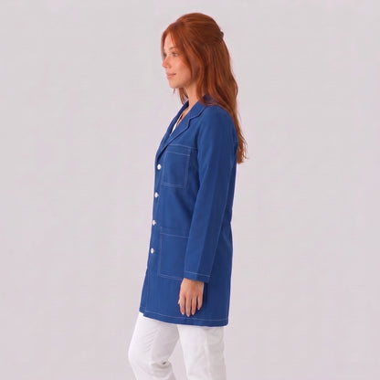 Bata Corta Pespunte Mujer | 3 Pockets