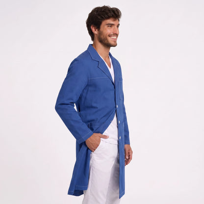 Bata Larga Pespunte Hombre | 3 Pockets