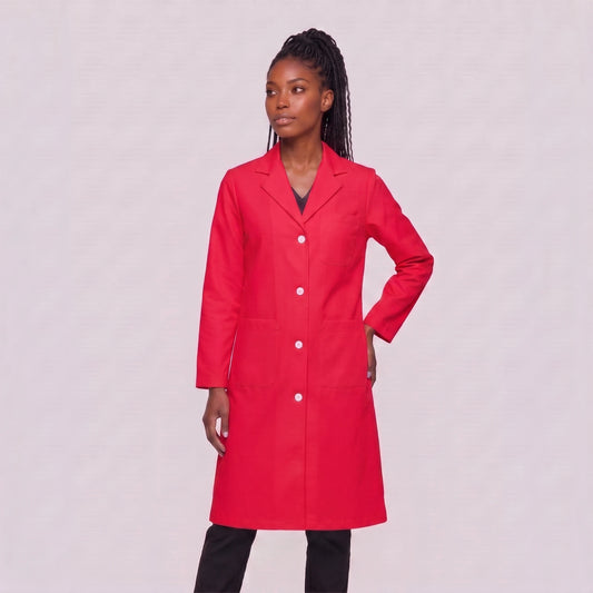 Bata Larga Essential Mujer | 3 Pockets