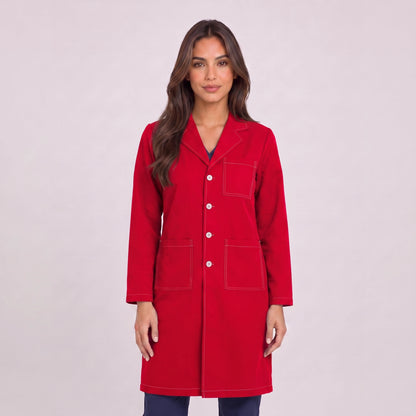 Bata Larga Prepunte Mujer | 3 Pockets