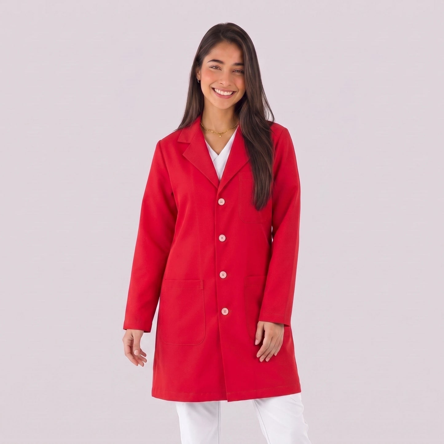Bata Corta Essential Mujer | 3 Pockets