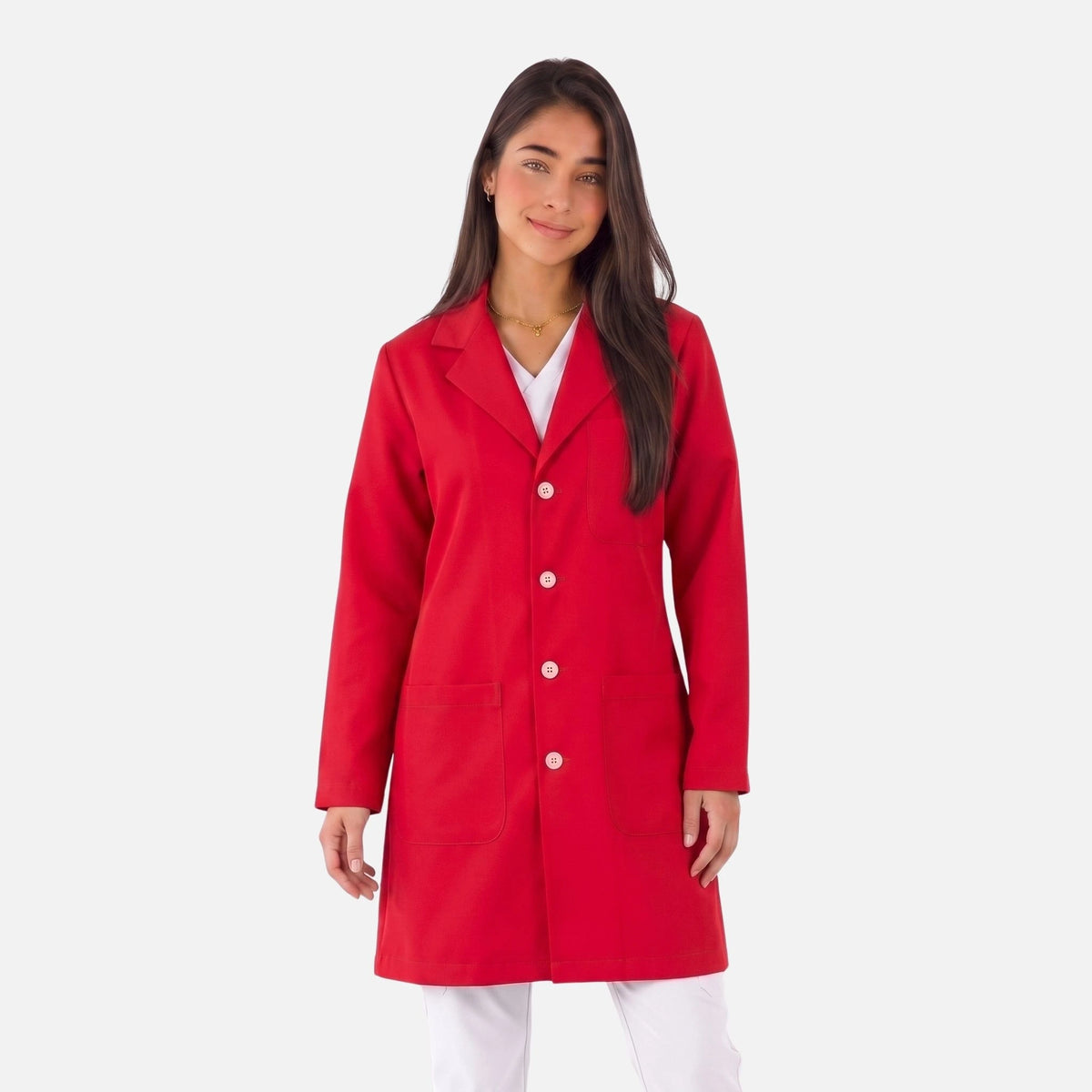 Bata Corta Essential Mujer | 3 Pockets