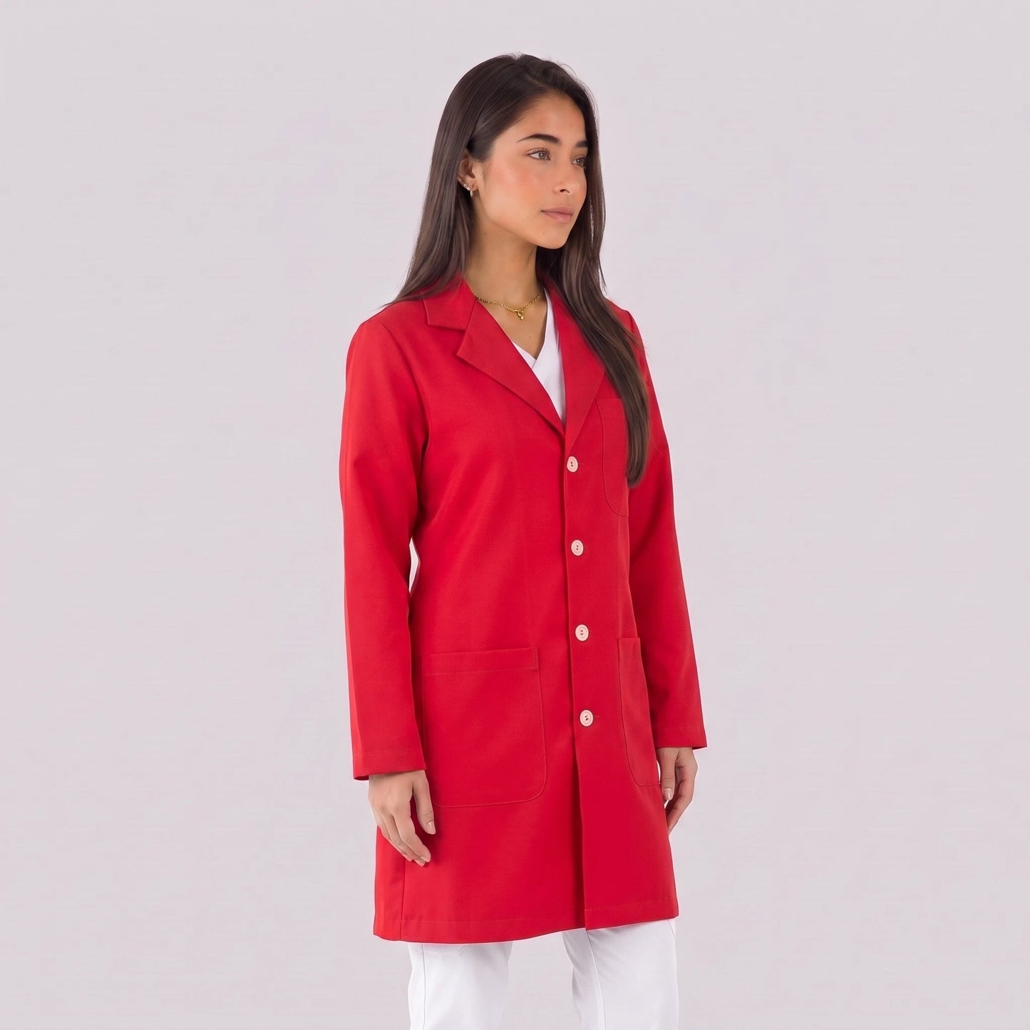 Bata Corta Essential Mujer | 3 Pockets
