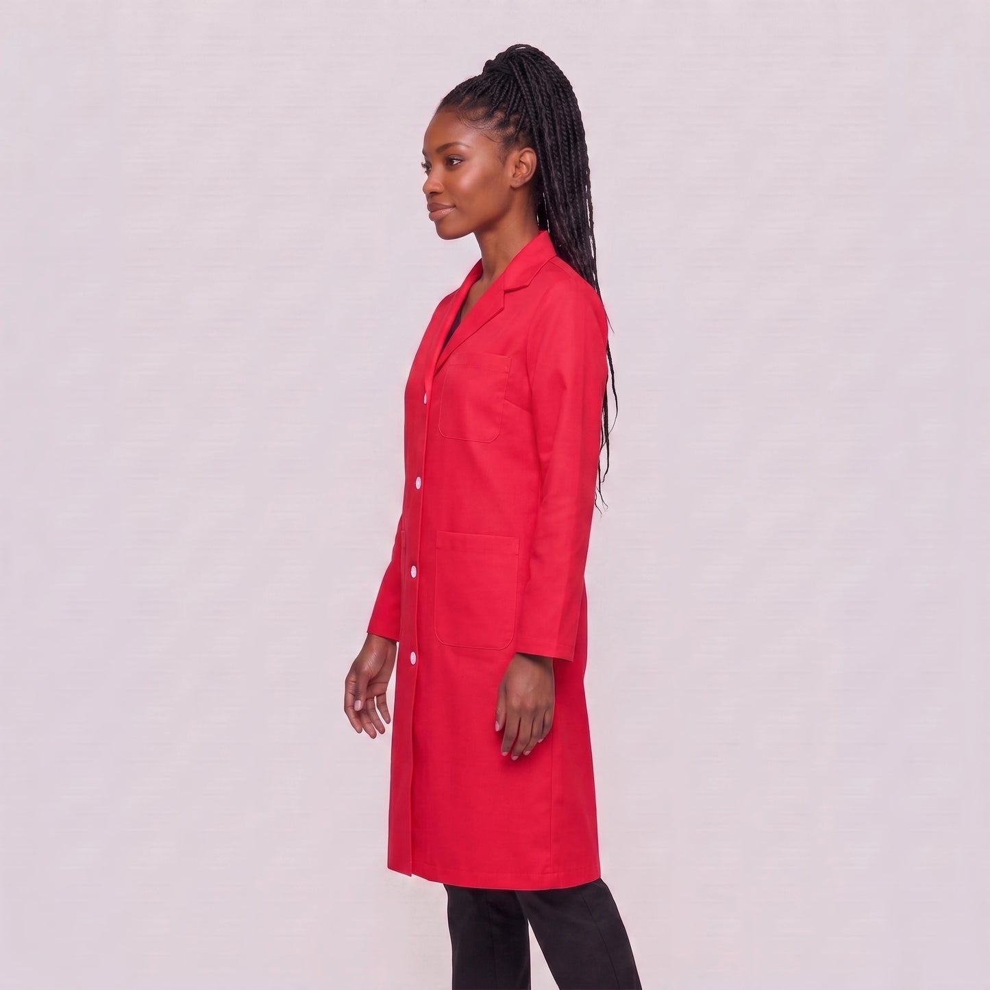 Bata Larga Essential Mujer | 3 Pockets