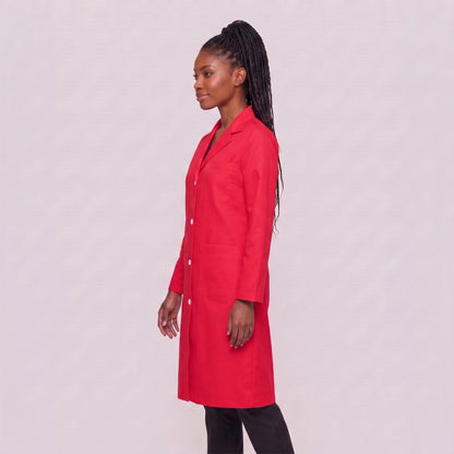 Bata Larga Essential Mujer | 3 Pockets