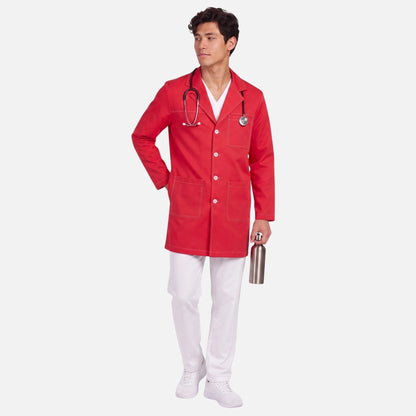 Bata Corta Pespunte Hombre | 3 Pockets