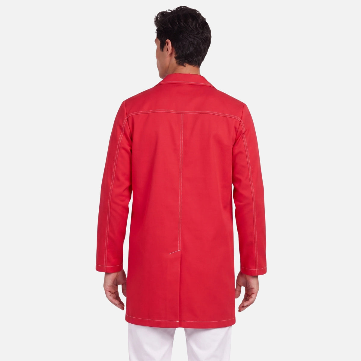 Bata Corta Pespunte Hombre | 3 Pockets