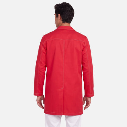 Bata Corta Pespunte Hombre | 3 Pockets