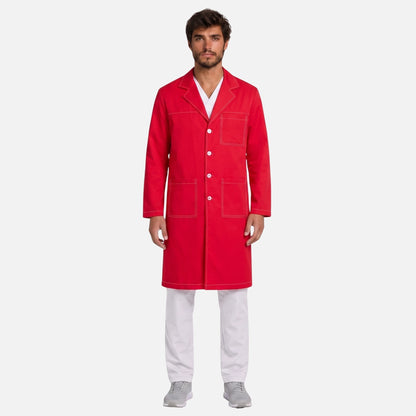 Bata Larga Pespunte Hombre | 3 Pockets