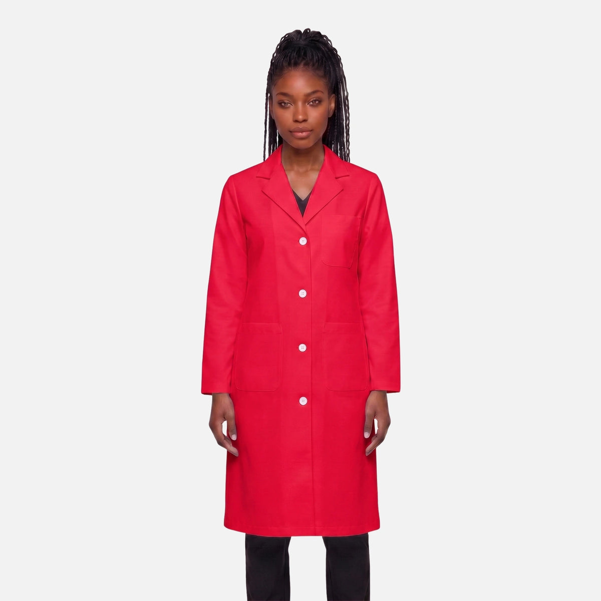 Bata Larga Essential Mujer | 3 Pockets