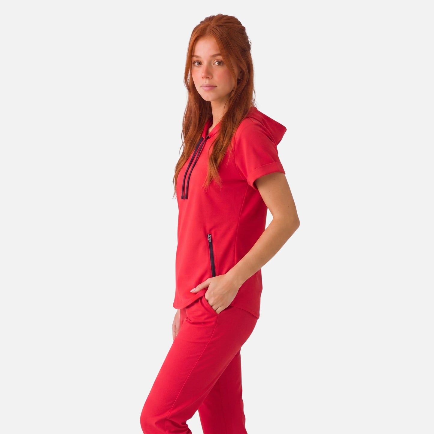 Top Hoodie Mujer | 2 Pockets