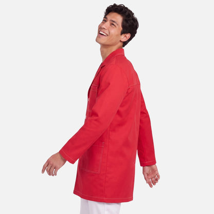 Bata Corta Pespunte Hombre | 3 Pockets