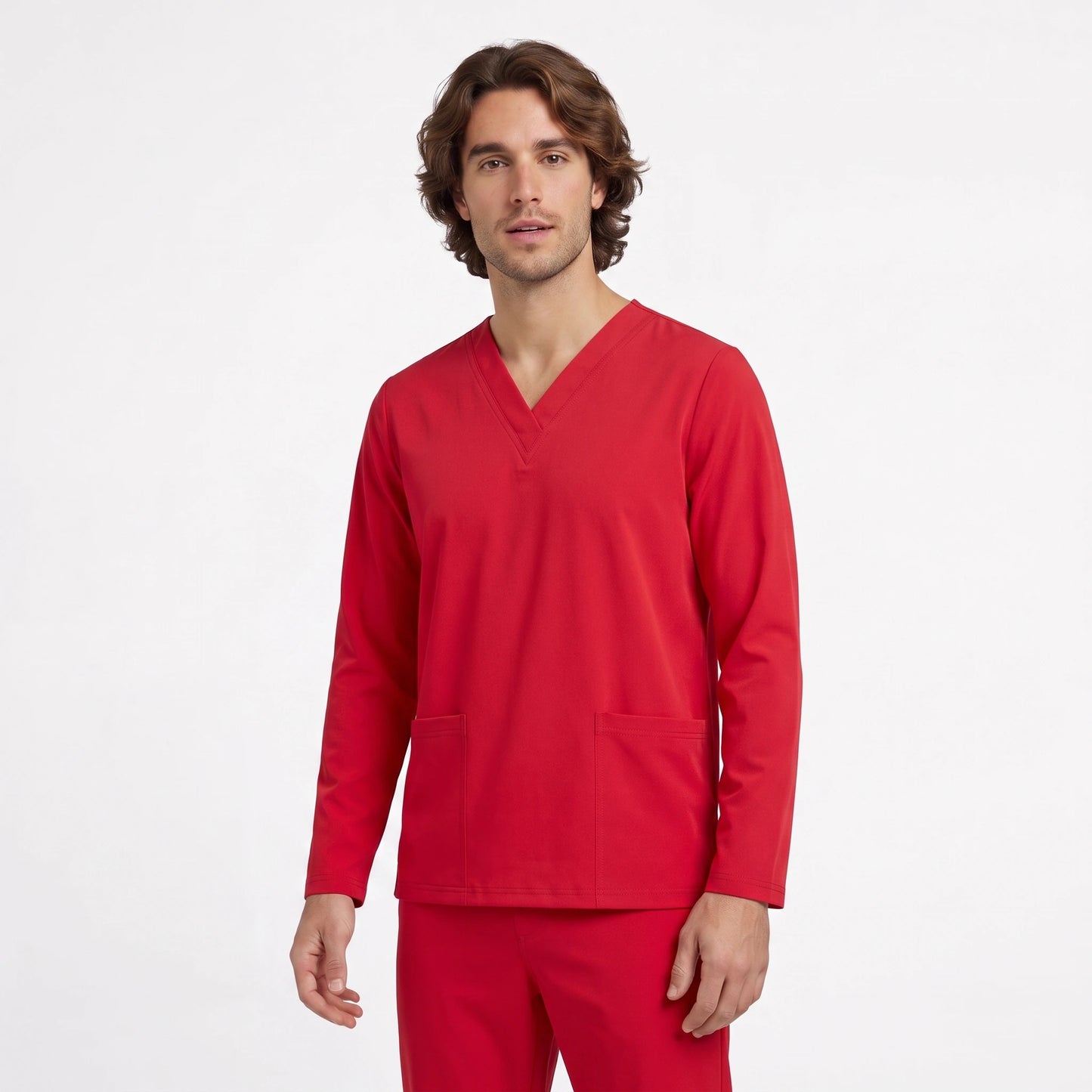 Top Manga Larga Hombre | 2 Pockets