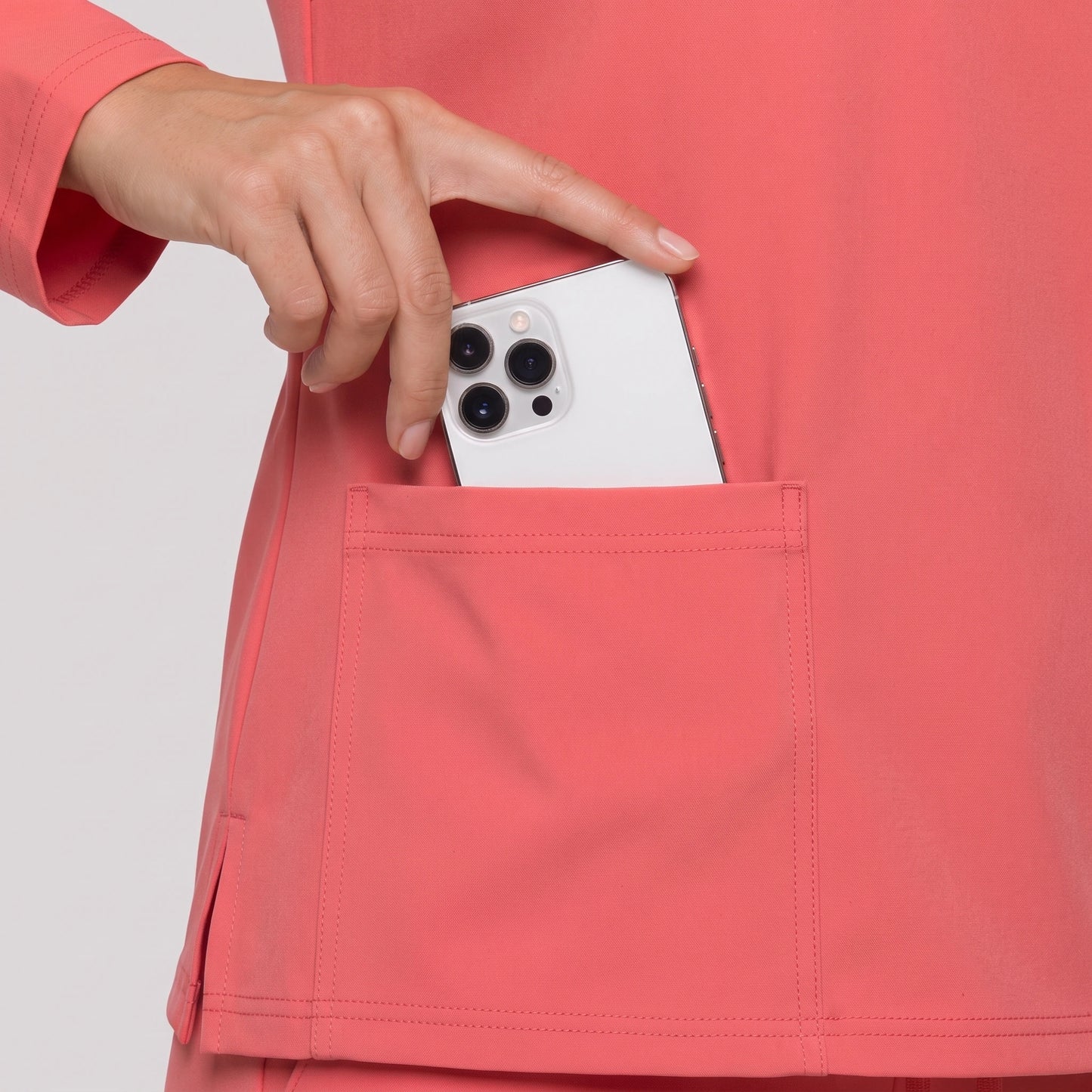 Top Manga Larga Mujer | 2 Pockets