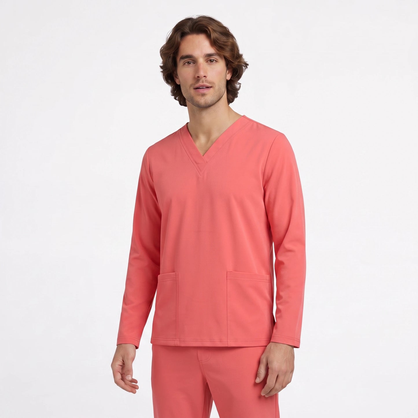 Top Manga Larga Hombre | 2 Pockets