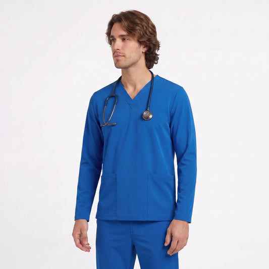 Top Manga Larga Hombre | 2 Pockets