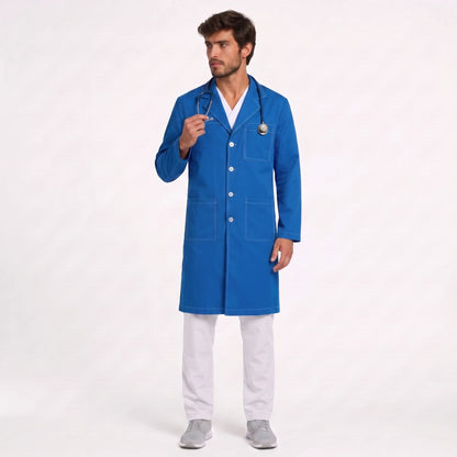 Bata Larga Pespunte Hombre | 3 Pockets