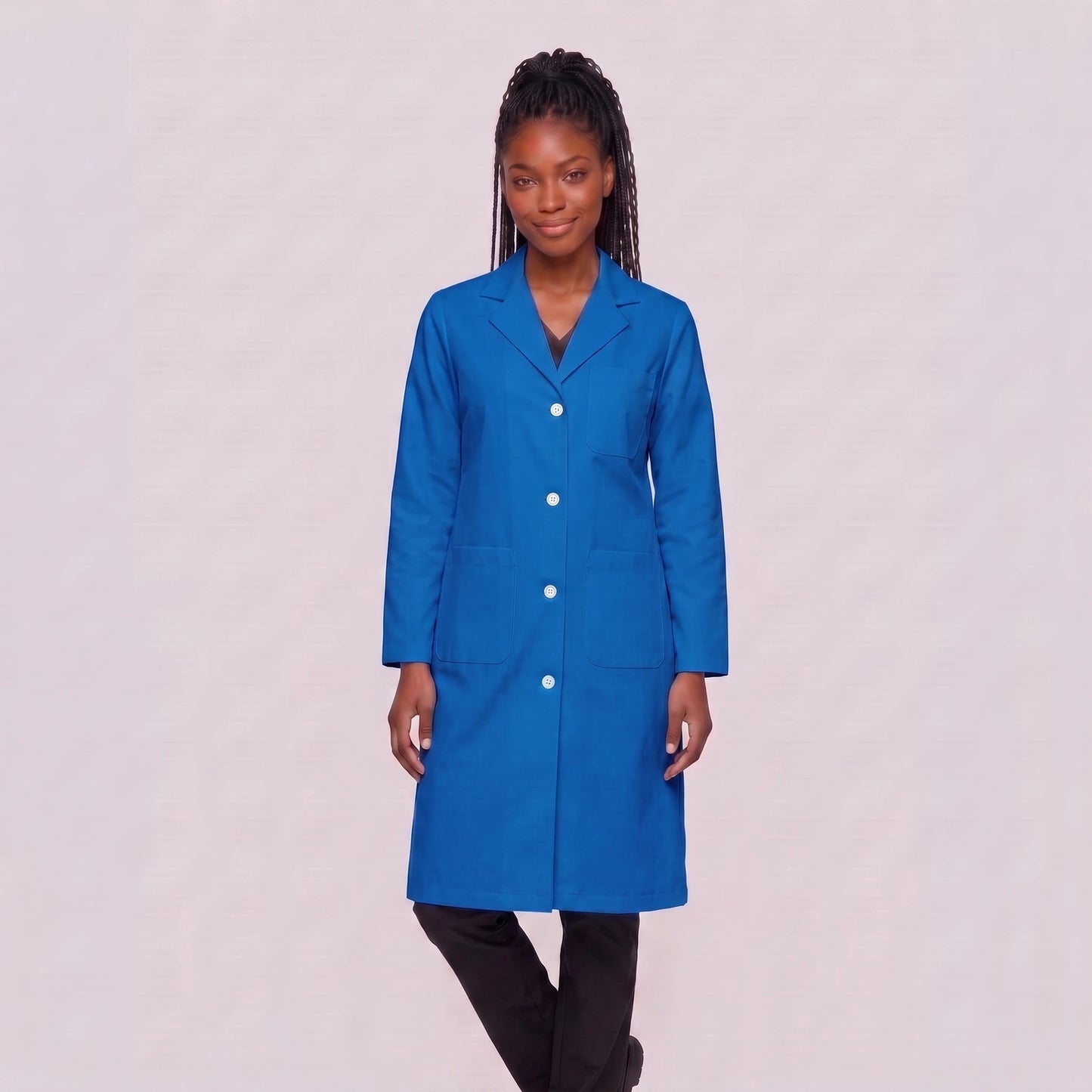 Bata Larga Essential Mujer | 3 Pockets