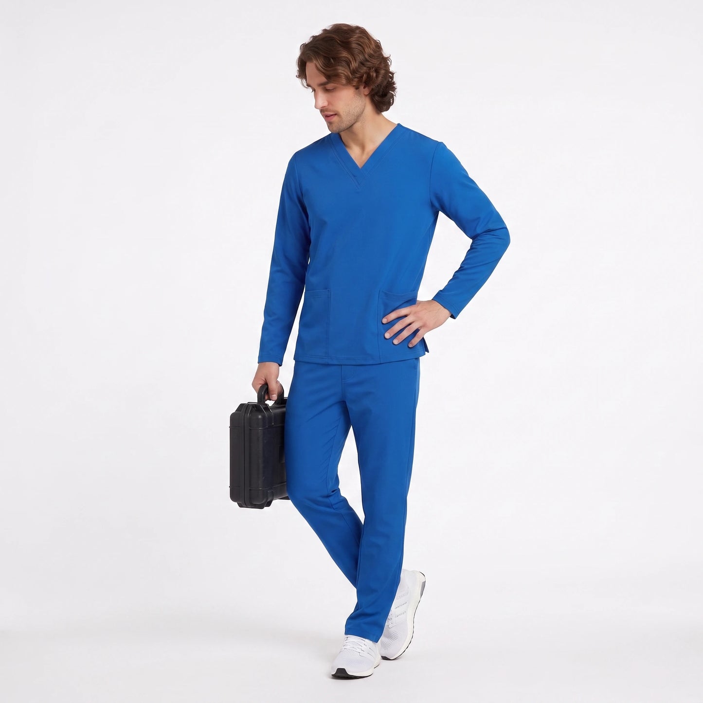 Top Manga Larga Hombre | 2 Pockets