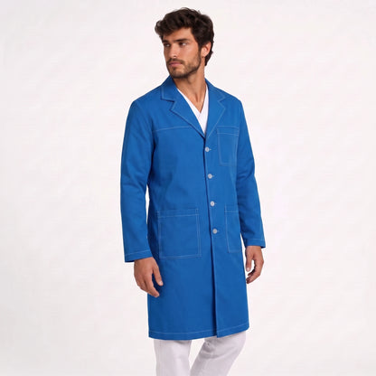 Bata Larga Pespunte Hombre | 3 Pockets