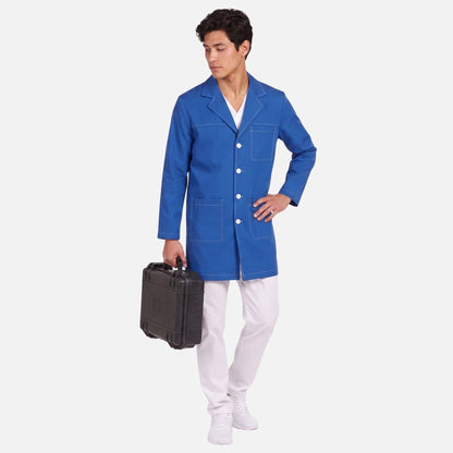 Bata Corta Pespunte Hombre | 3 Pockets