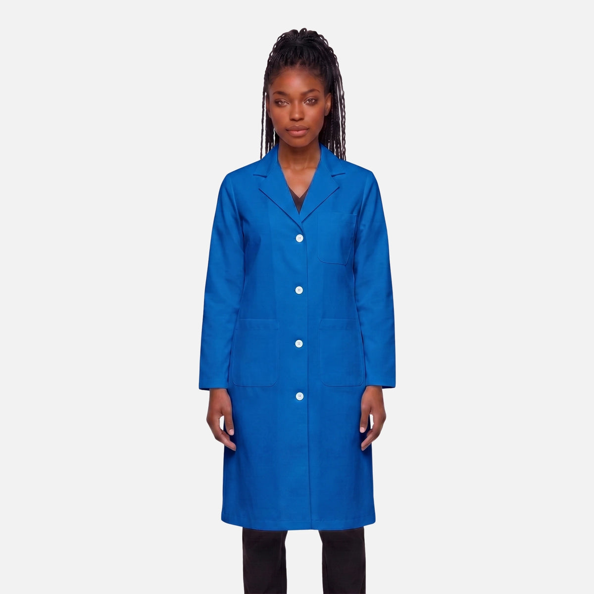 Bata Larga Essential Mujer | 3 Pockets