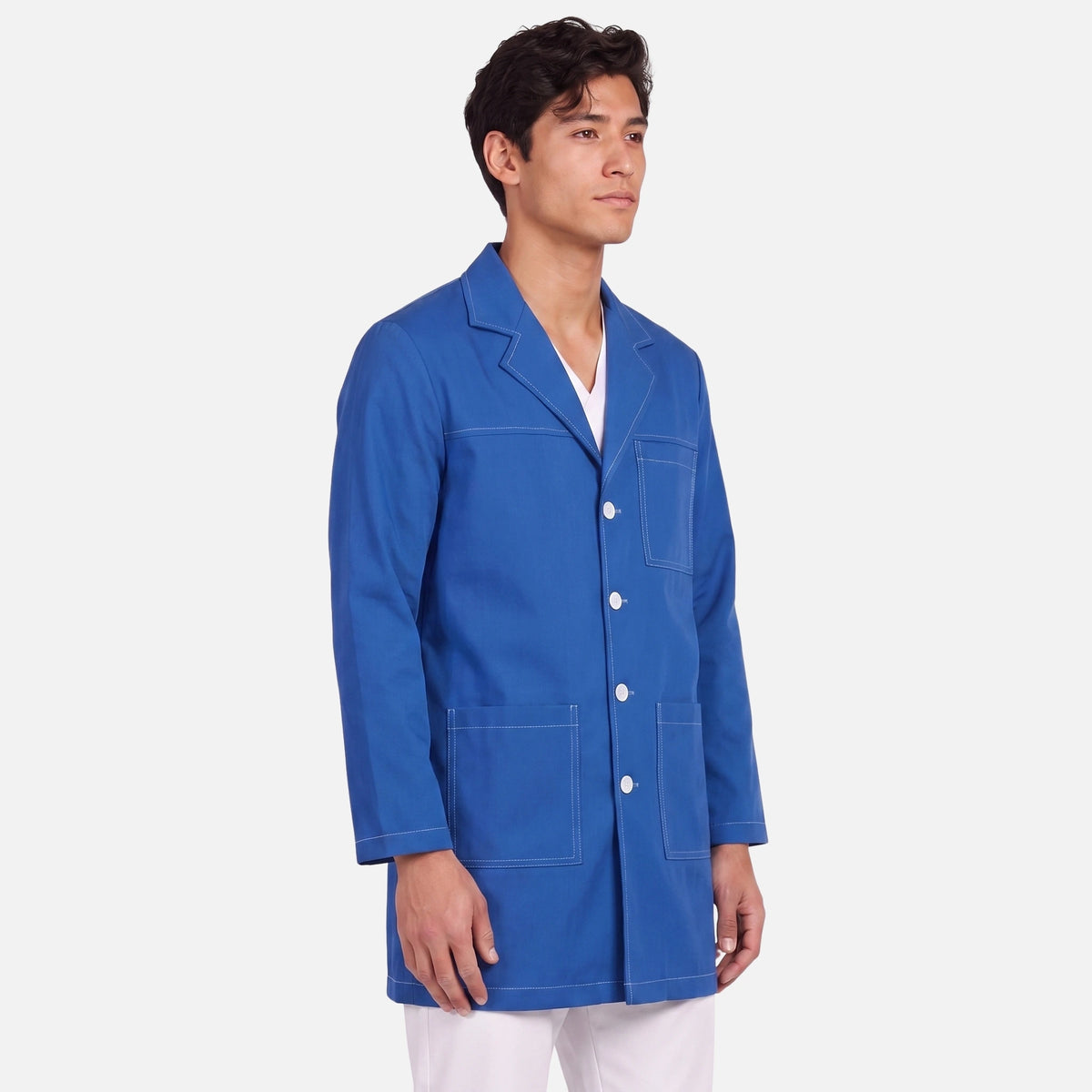 Bata Corta Pespunte Hombre | 3 Pockets