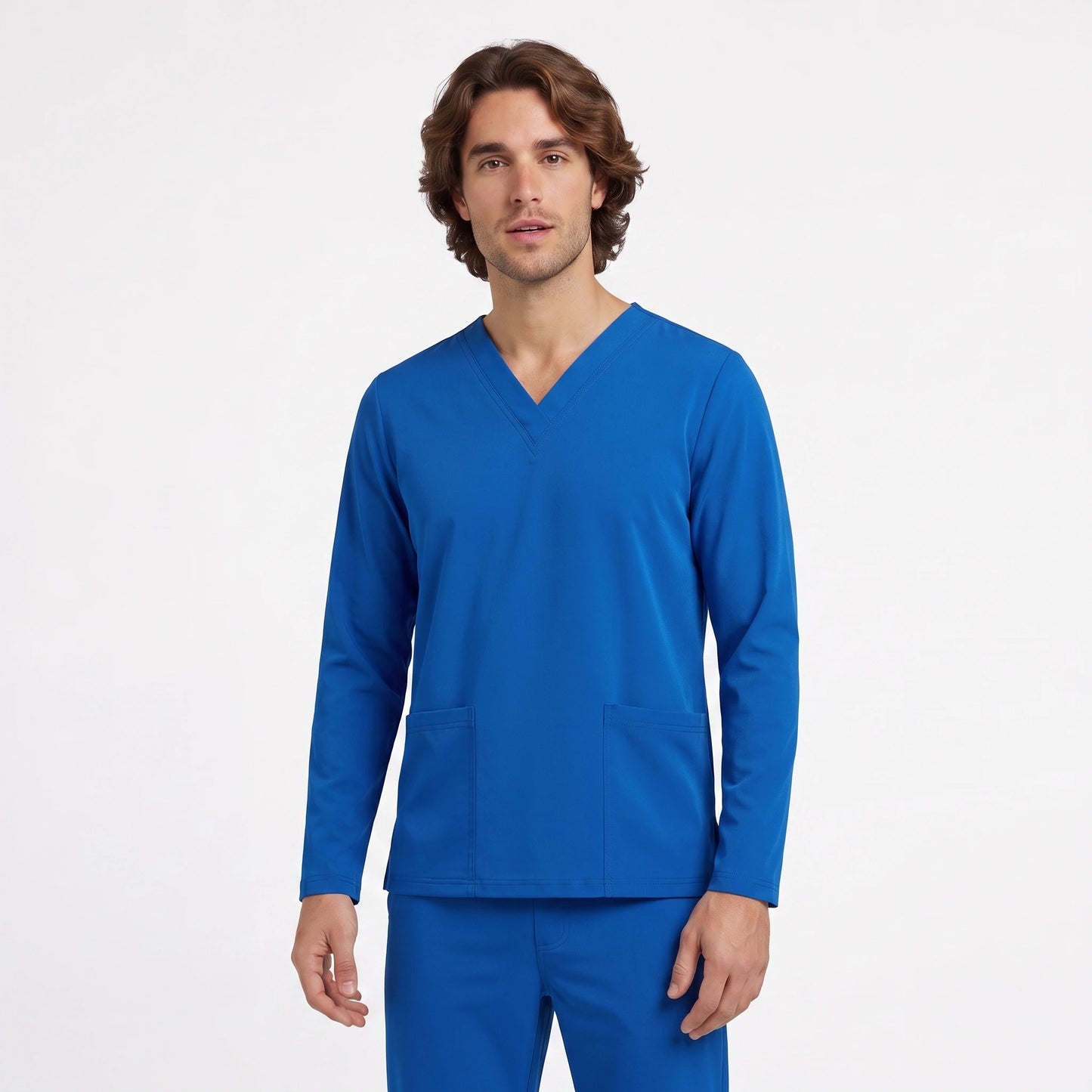 Top Manga Larga Hombre | 2 Pockets