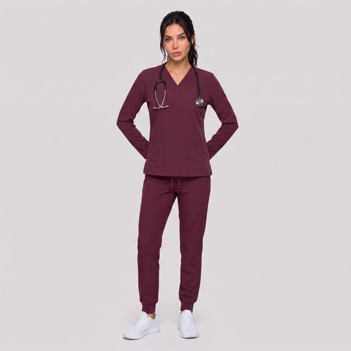 Top Manga Larga Mujer | 2 Pockets