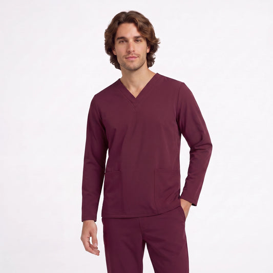 Top Manga Larga Hombre | 2 Pockets