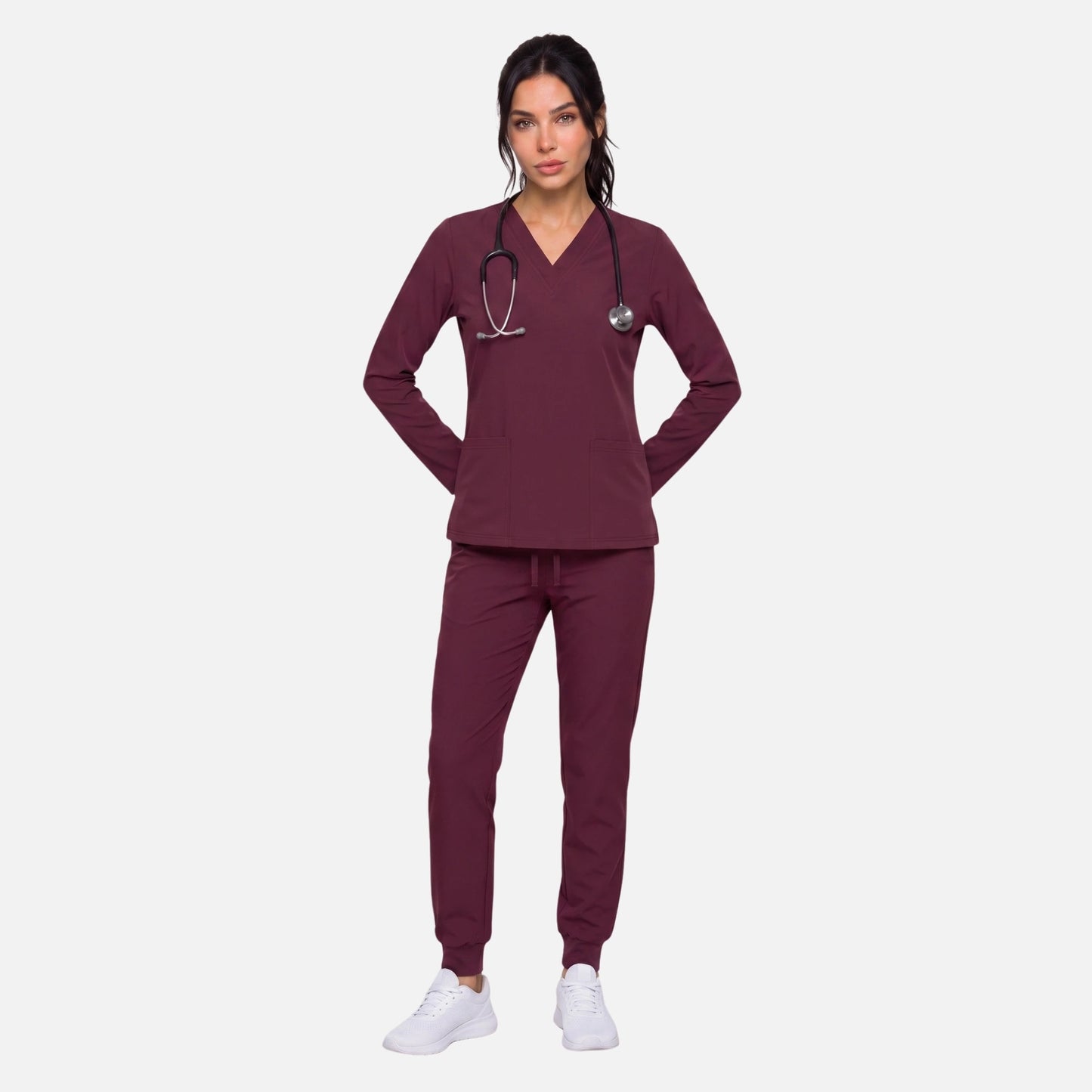 Top Manga Larga Mujer | 2 Pockets